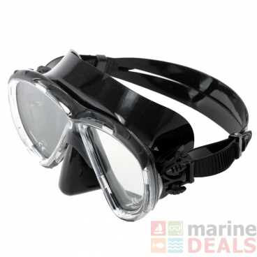 Atlantis Quest M12 Dive Mask Silicone Black