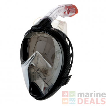 Hydro-Pro SeaClear Ultra Adult Full Face Dive Mask Black L/XL