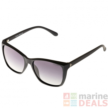 North Beach Remuna Polarised Sunglasses Grad Grey/Matt Black Frame