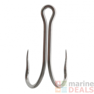 Mustad 78923 Barbless Double Tuna Hook Size 21