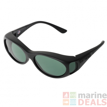 Horizon Eyewear Original Fitover Polarised Sunglasses Black/Grey Small