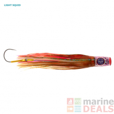 Pakula Paua Hothead Med Sprocket Rigged Game Lure 286mm Light Squid