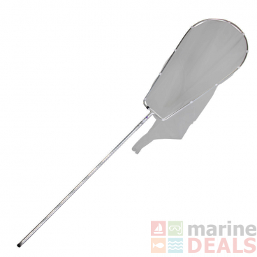 Nacsan Whitebait Scoop Net 3.1m Grey with Trap