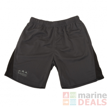 Ridgeline Breeze Mens Shorts Charcoal/Black S
