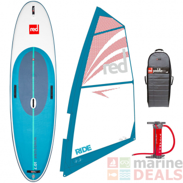 Red Paddle Co WindSURF Inflatable Stand Up Paddle Board with Ride Rig and Titan II Pump 10ft 7in