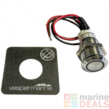 Vesper Marine Stainless Steel Alarm Mute Switch Kit