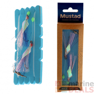 Mustad UltraPoint Penetrator Flasher Rig Pink Blue