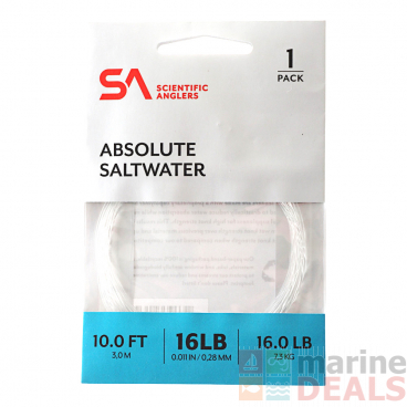 Scientific Anglers Absolute Saltwater Tapered Leader 10ft 16lb