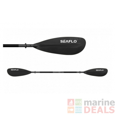 Seaflo Aluminium Shaft Kayak Paddle 230cm 2pc Black
