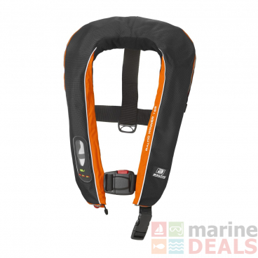 Baltic Winner 165 Manual Inflatable Life Jacket Black/Orange 40-150kg