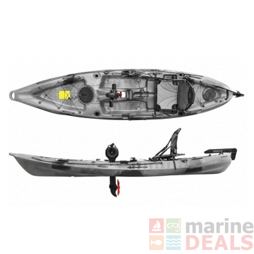 Seaflo Pedal Pro 375 Fishing Kayak Camo - Return Unit, no packaging.