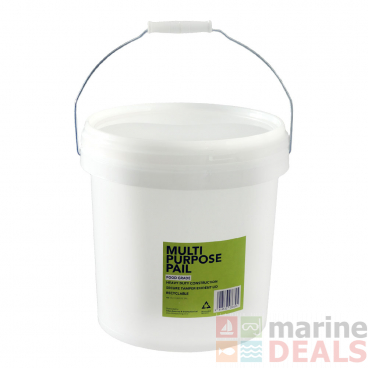 Multipurpose Plastic Bucket with Lid 10L