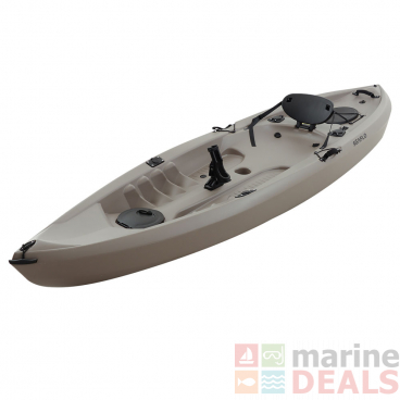 Seaflo Fishing Kayak with Built-in Wheel Grey