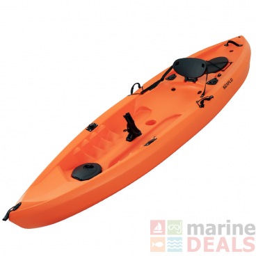 Seaflo Fishing Kayak with Built-in Wheel Orange