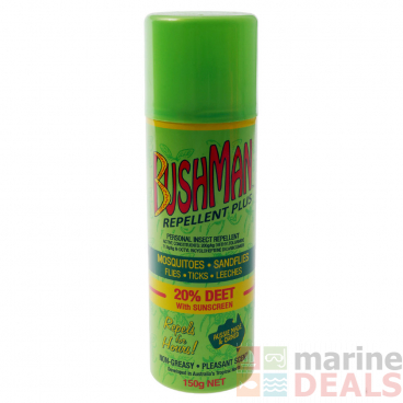 Bushman Plus Insect Repellent Aerosol Spray 150g