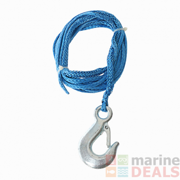 Atlantic Winch Rope with Snap Hook 6m x 5mm