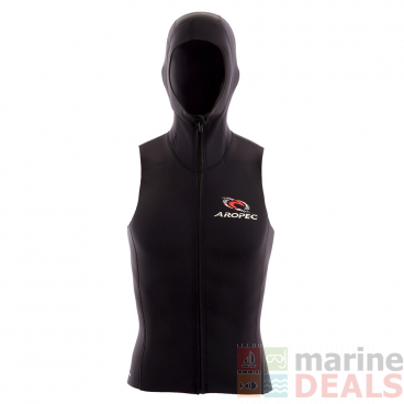Aropec NeoSkin Neoprene Hooded Dive Vest with Zipper 2.5mm