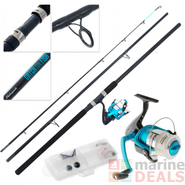 Shakespeare Catch More Fish Spinning Beach / Surfcasting Package 10ft 8-12kg 3pc