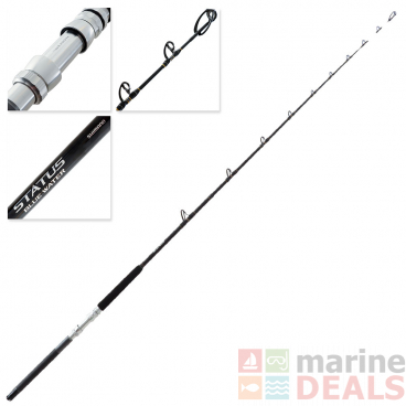 Shimano Status Blue Water Carbon Straight Butt Drone Rod 8ft 24-37kg 3pc