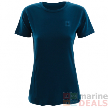 Red Original Performance UPF50 Quick-Dry Womens T-Shirt Blue