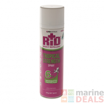RID Tropical Strength Insect Repellent Antiseptic Aerosol Spray 150g