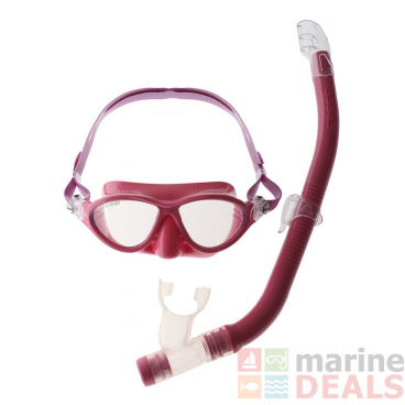 Cressi Moon Top Kids Dive Mask and Snorkel Set Pink/Lilac