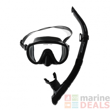 Atlantis Spree MS40 Mask and Snorkel Adult Set Black