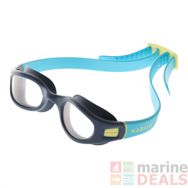 Nabaiji 100 Soft Clear Lens Swimming Goggles Petrol Blue S