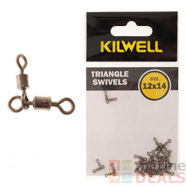 Kilwell Swivel Triangle Black Size 12-14 Qty 18