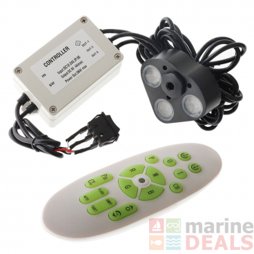 LED Underwater Lights with Drain Plug and Remote Control Multicolour