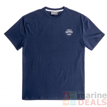 Desolve Bow UPF50 Mens T-Shirt Navy XL