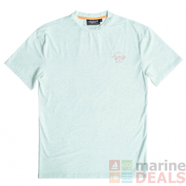 Desolve Catch and Release UPF50 Mens T-Shirt Blue Marl