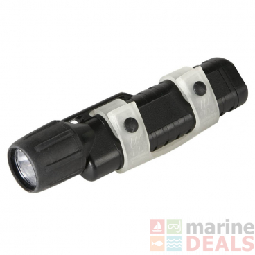 Underwater Kinetics High Intensity Q40 Xenon Dive Torch with Mask Strap 38lm Black