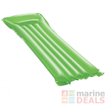 Bestway Shimmering Inflatable Lilo Pool Float 183 x 69cm Green