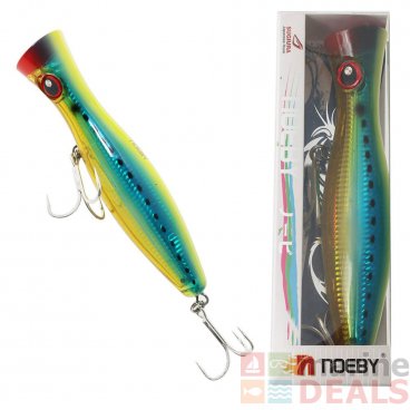 NOEBY NBL Big Popper Lure Chartreuse Blue 200mm 154g
