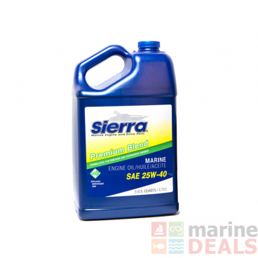 Sierra 18-9400-4 25W-40 FC-W 4-Stroke Stern Drive Oil 5 Quart