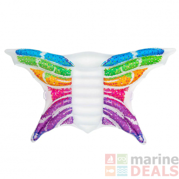 H2OGO! Rainbow Butterfly Inflatable Lounge Float 2.94 x 1.93m