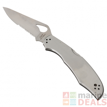 Spyderco Cara Cara 2 Stainless Combo Blade Pocket Knife