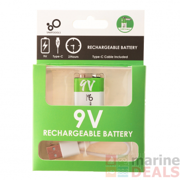 USB Rechargeable 9V Lithium Battery