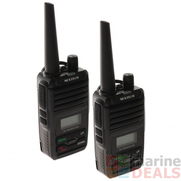 NEXTECH DC1112 Rechargeable UHF Transceiver Twin Pack 2W
