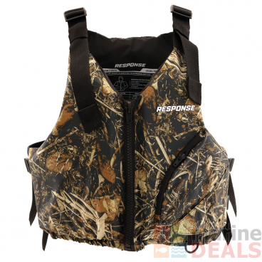 RESPONSE MF50S Level 50 Kayak Life Vest Camo 40kg and Up
