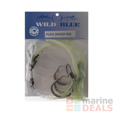 Wild Blue Tackle 3-Hook Puka Rig
