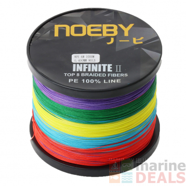 NOEBY Infinite II X8 PE Braid Multi-Colour 1000m 80lb