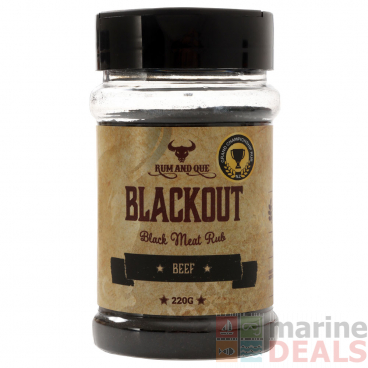 Rum and Que Blackout BBQ Rub 220g