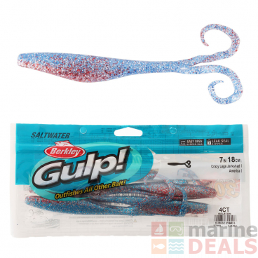 Berkley Gulp Saltwater Crazy Legs Jerk Shad Soft Bait 18cm America