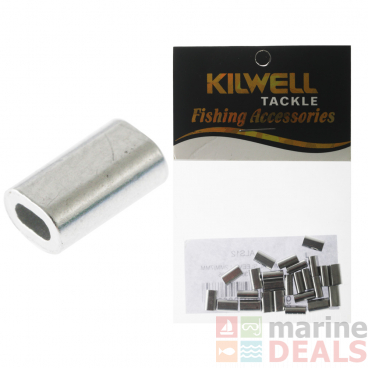 Kilwell Aluminium Sleeves 130lb 1.2mm Qty 25
