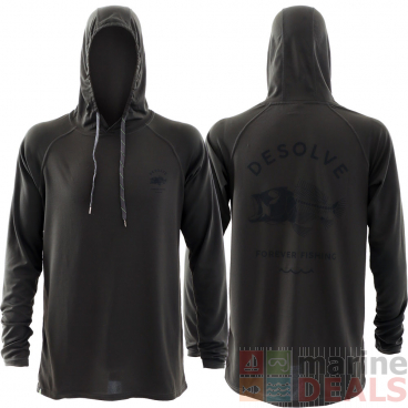 Desolve Breaker Quick-Dry Mens Hoodie Charcoal