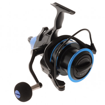 Moulinet De Pêche Okuma Rockaway Baitfeeder 8000 - Idéal Pour La Carpe, Avec Système Anti-retour, Frein Puissant