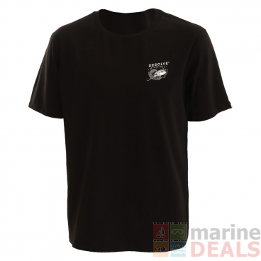 Desolve Lets Lure UPF50 Mens T-Shirt Black 2XL