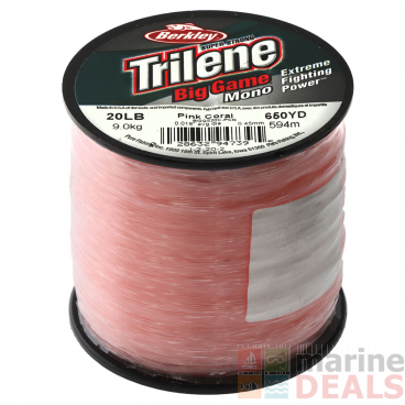Berkley Trilene Big Game Monofilament Line Pink Coral 20lb 594m